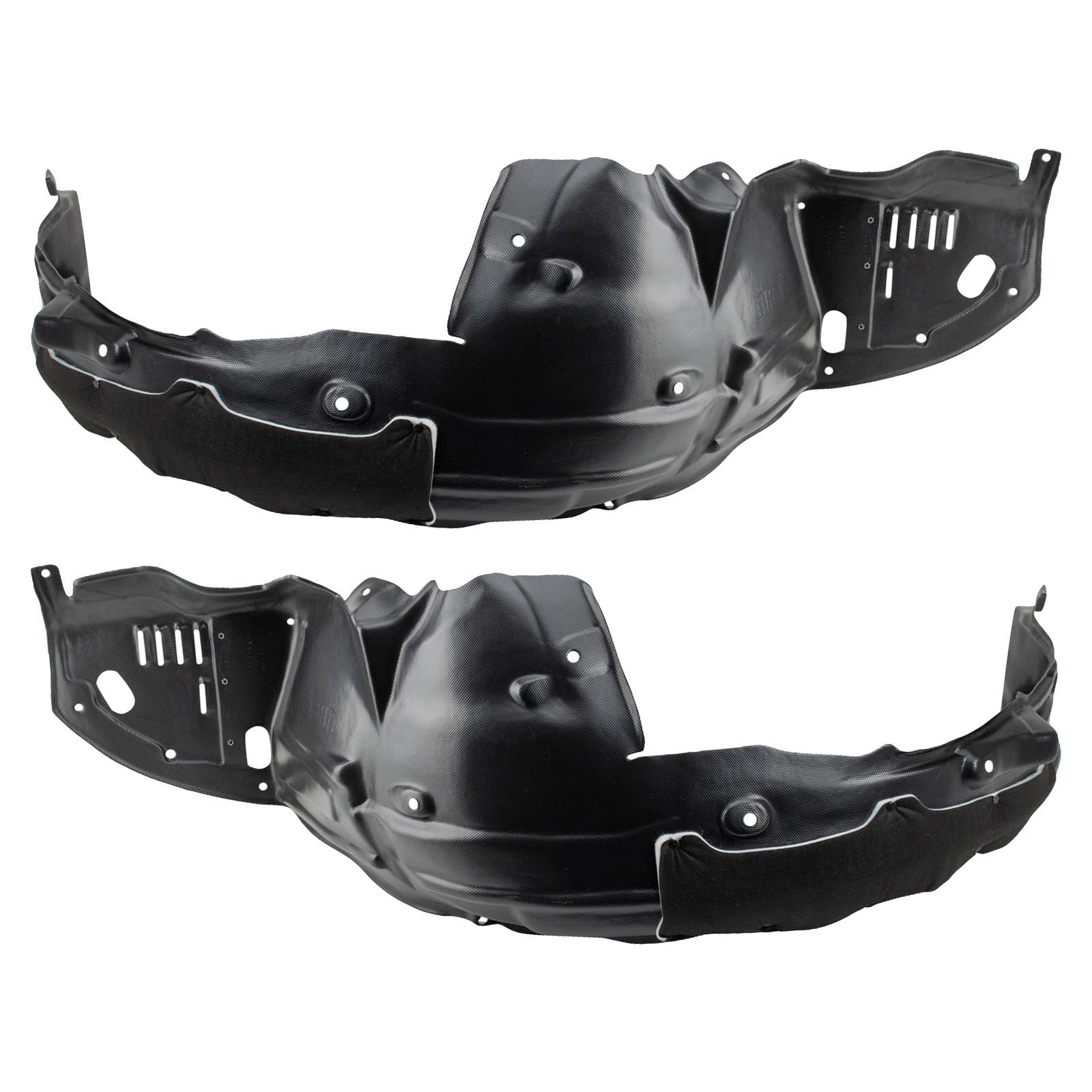 TRQ Front Driver and Passenger Side Inner Fender Liner Set