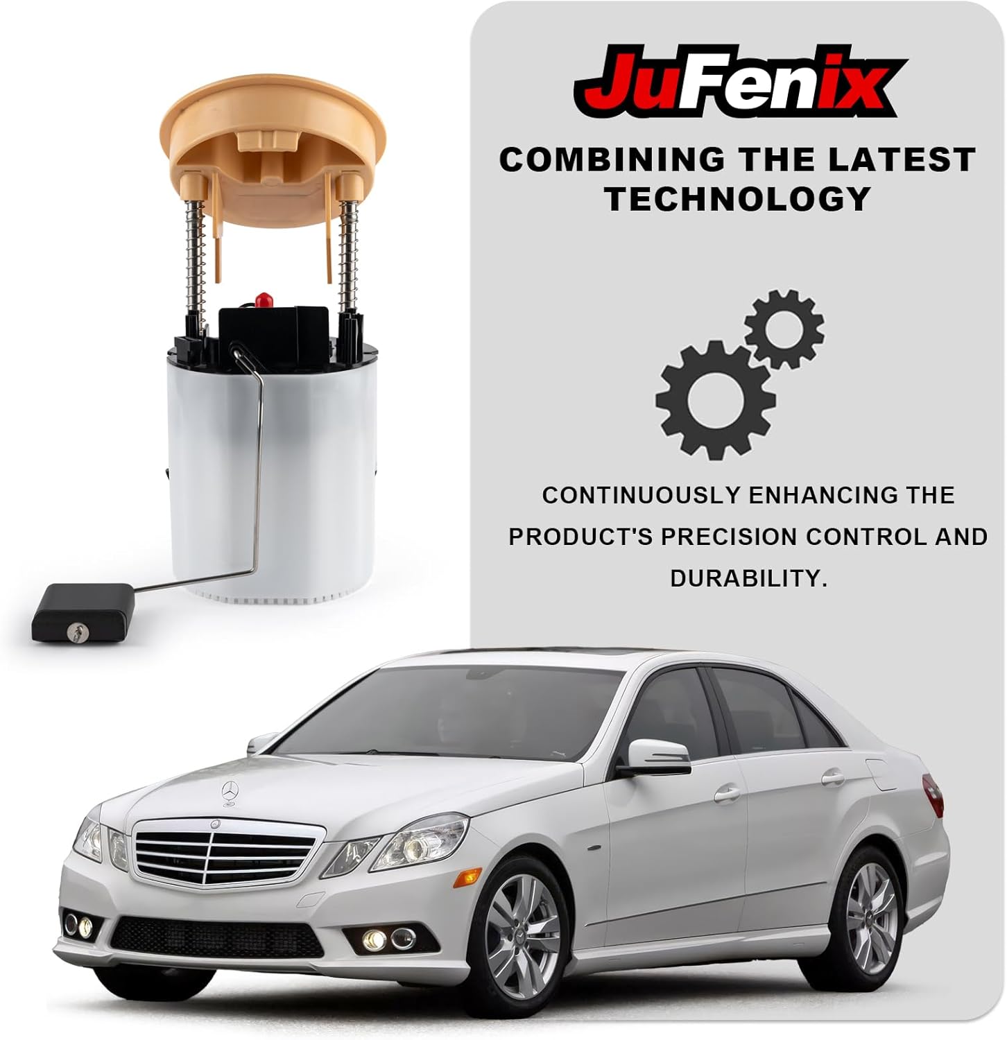 Electric Fuel Pump Module Assembly Compatible with 2003 2004 2005 Mercedes-Benz E320 2006-2009 E350 E500 CLS500 CLS550 Replace W211 E8530M B5029M 2114702994 Right Side
