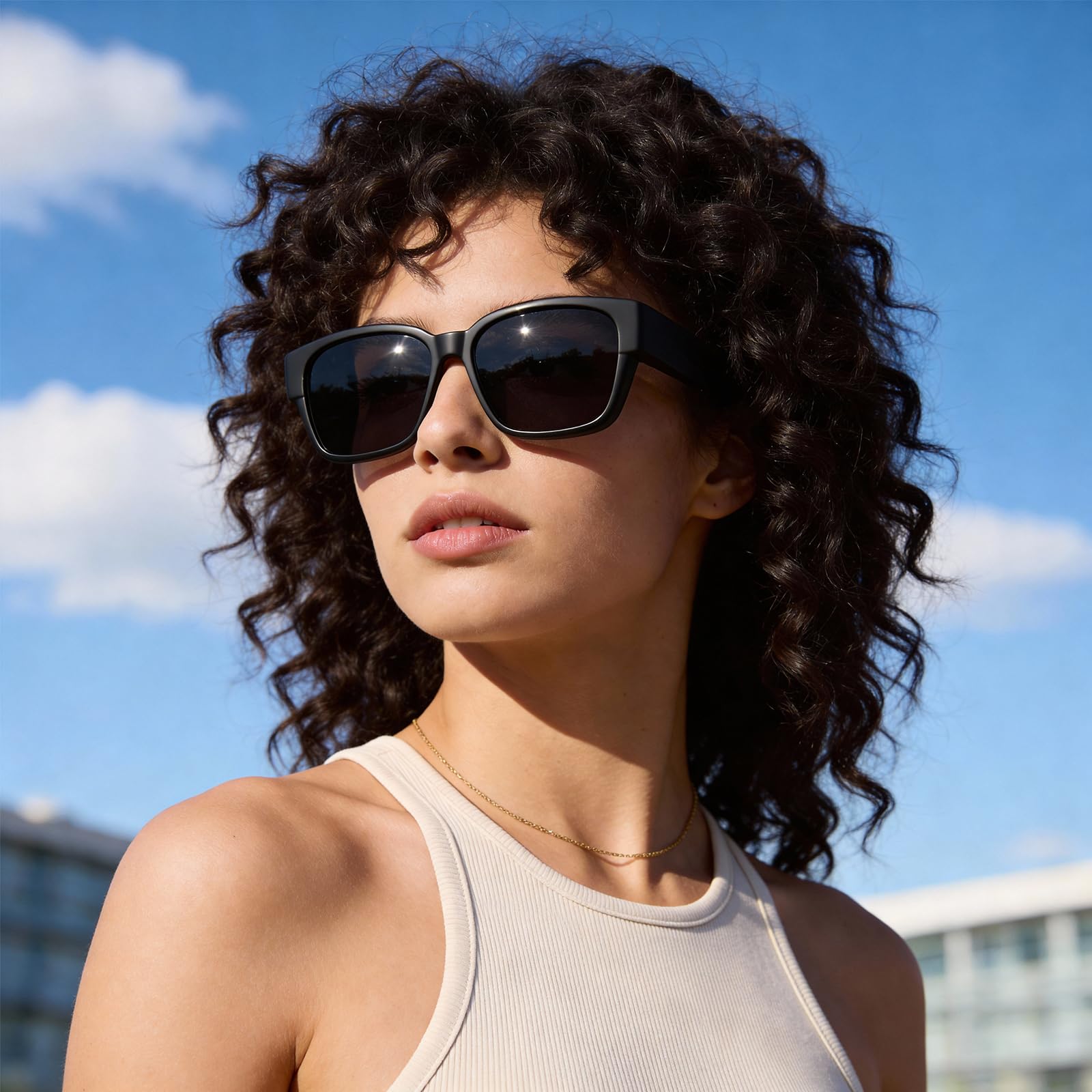 Okulary przeciwsłoneczne Polarised Fit Over Glasses – okulary przeciwsłoneczne z ochroną UV400, okrągłe, przeciwodblaskowe, na receptę, do jazdy samochodem, wędkowania i uprawiania sportów