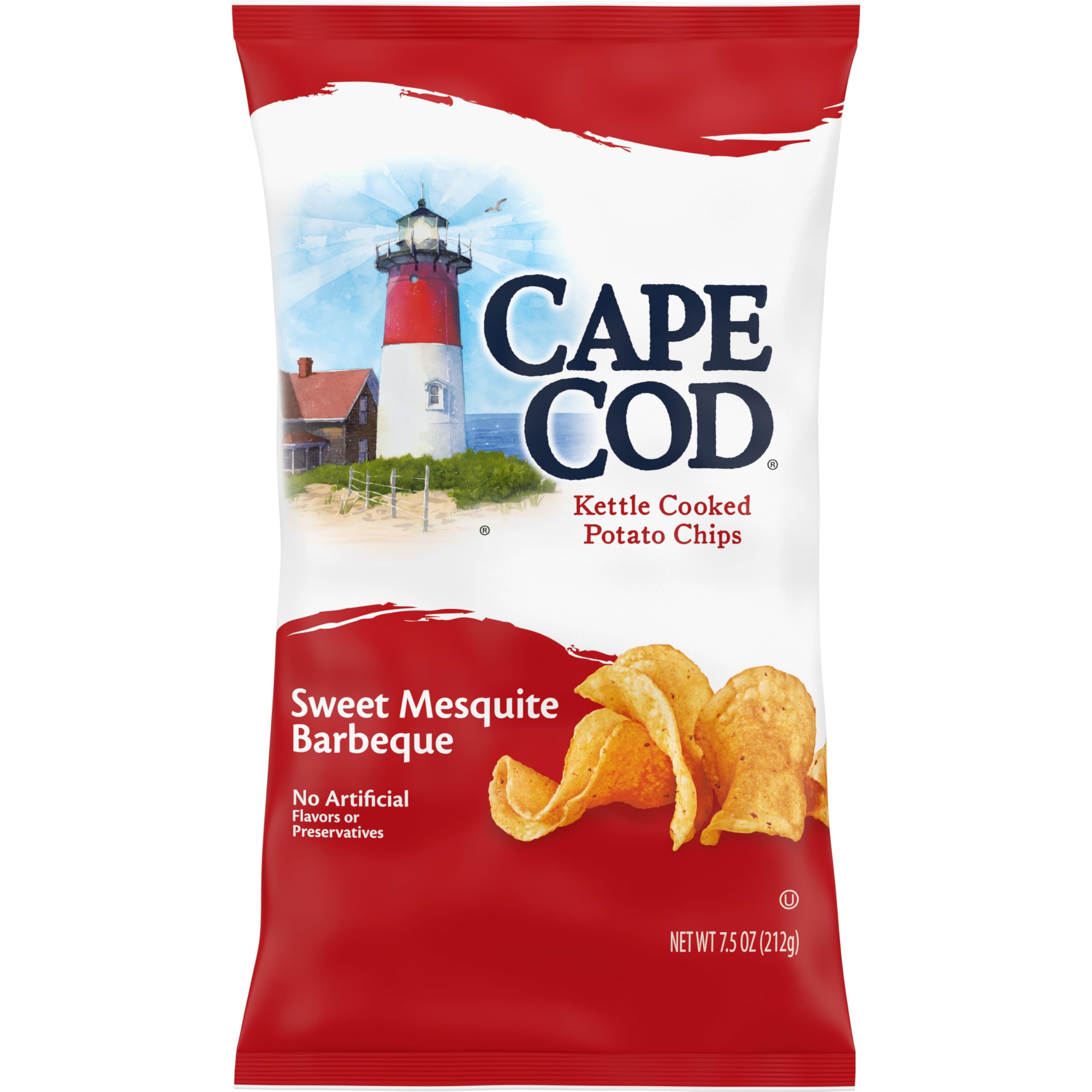 Potato Chips Sweet Mesquite Barbeque Kettle Chips, 7.5 Oz