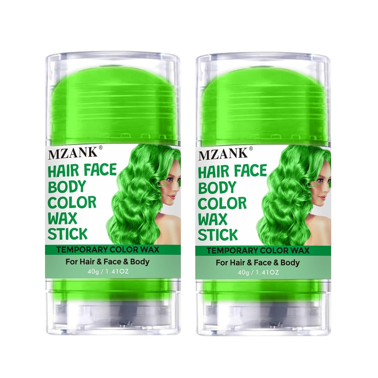 Hair Color Wax for Kids and Women,Hair Wax Stick for Makeup Party,Wax Face Body Stick, Hair-Styling Waxes,Professional Body Face Painting for Halloween SFX Independence Day