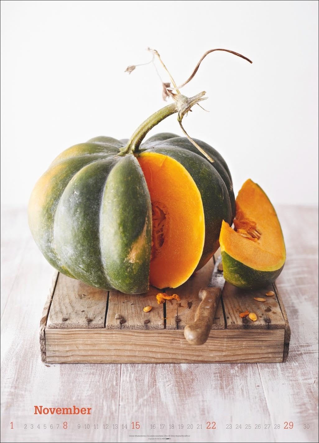 Fresh Food Kalender 2026: Großer Wandkalender mit 12 eleganten Lifestyle-Fotos für die Küche. Stylische Food-Fotografie Kalender 2026. 49 x 68 cm Hochformat.