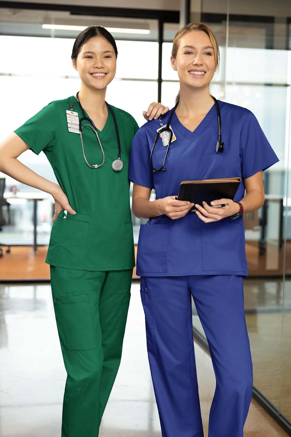 WonderWink Womens Shaped V-Neck Top - Image 8