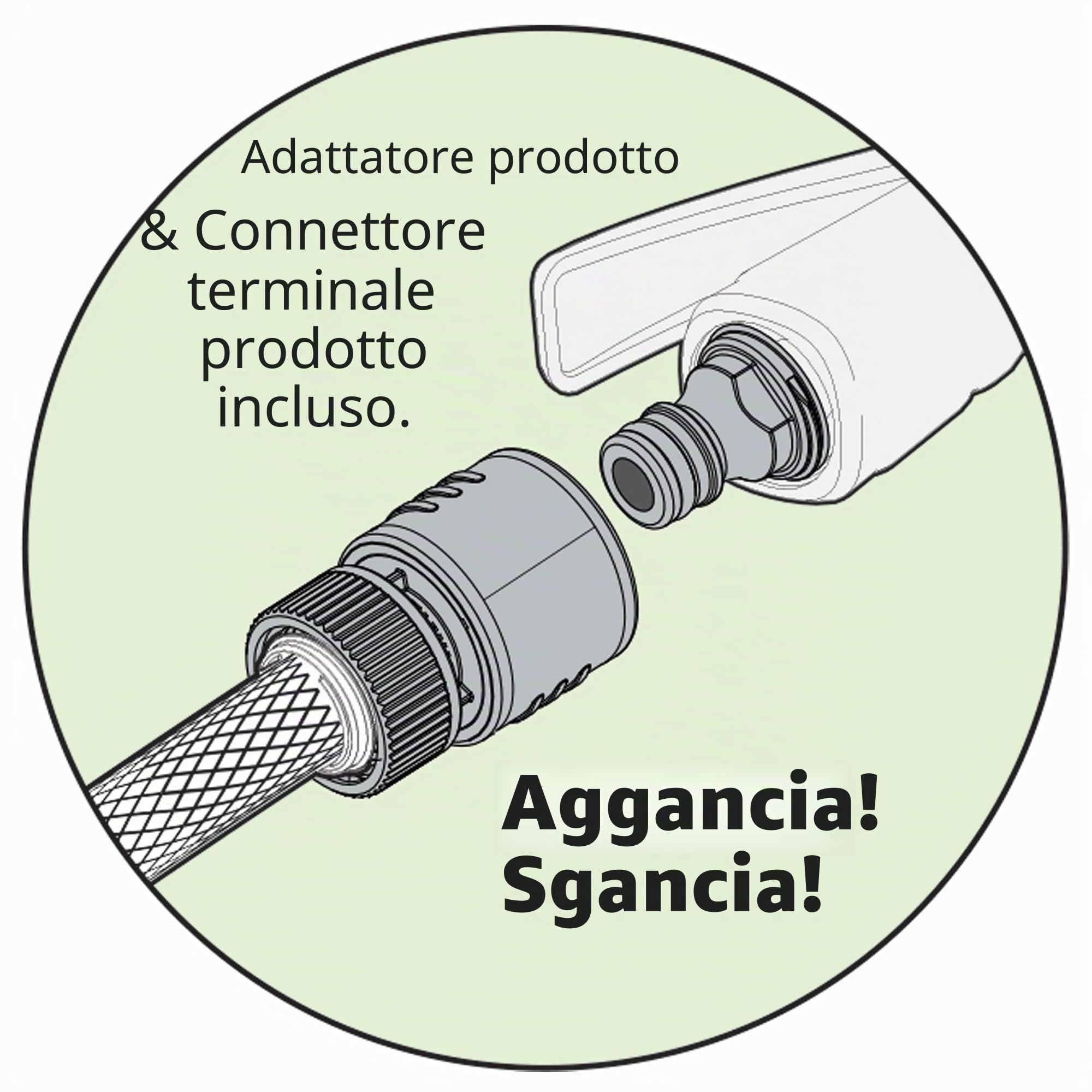 Melnor 65165AMZ XT Turbo Irrigatore oscillante, 4.500 mq, pacchetto di connessione rapida, regolabile a 2 vie, nero, giallo