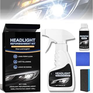 Automotive Headlight Restoration Kit, 2026 New Car Headlight Restoration Kit, Upgrade Headlight Refurbishment Kit for All Vehicles That Restores Clarity