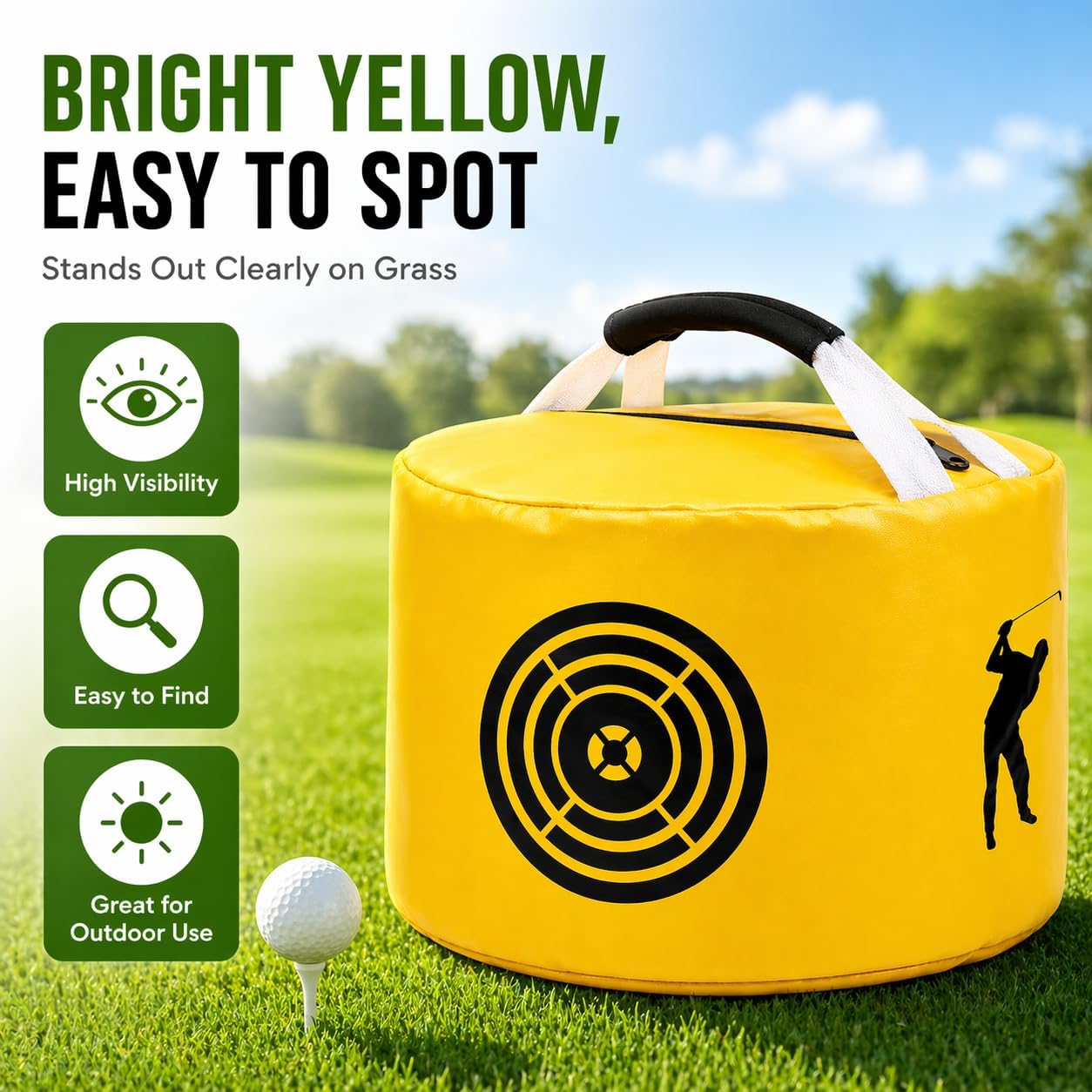 Golf Impact Power Smash Bag Hitting Bag Swing Training Aids Waterproof Durable