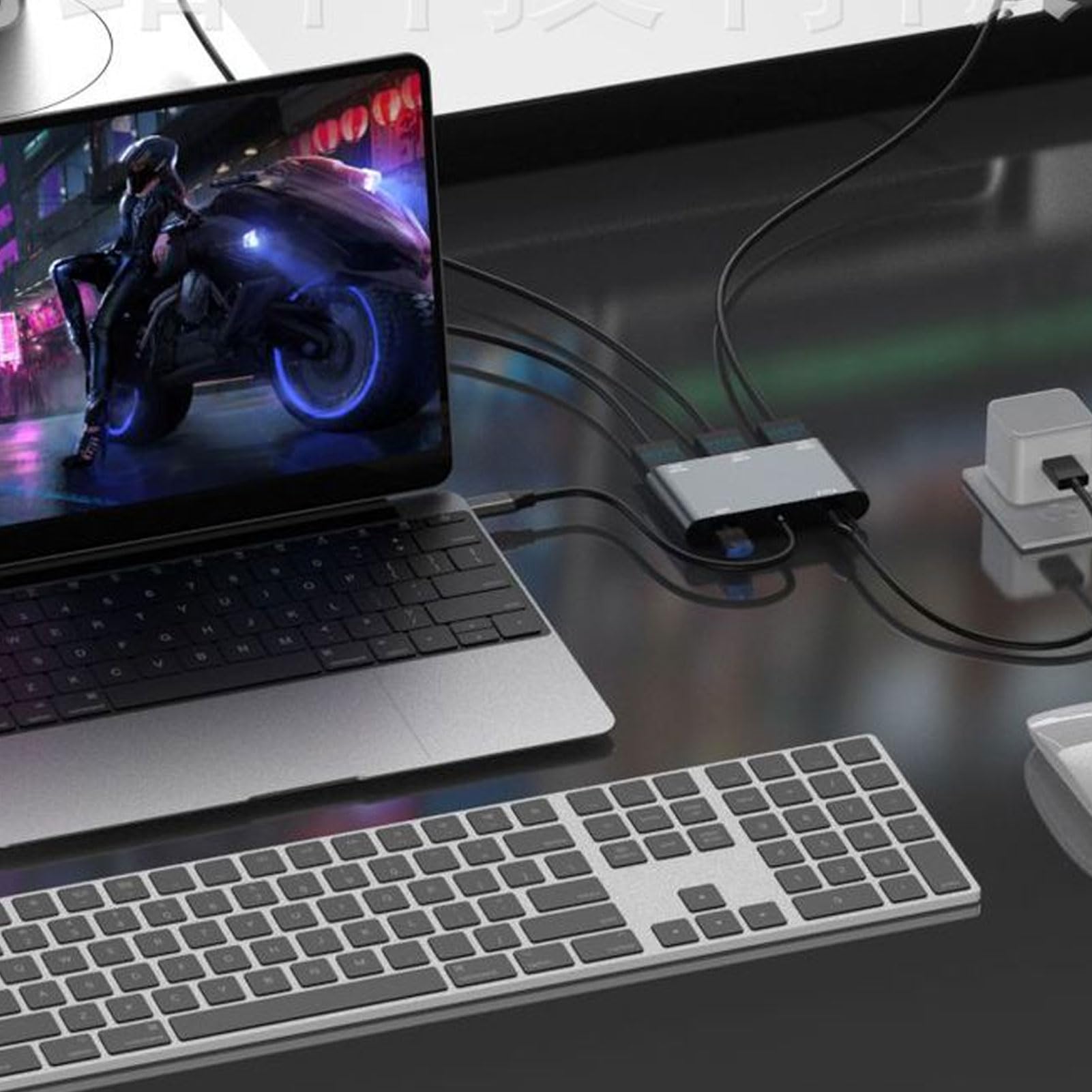 Hub USB C 5 in 1 con 4K 60 Hz, 100 W PD