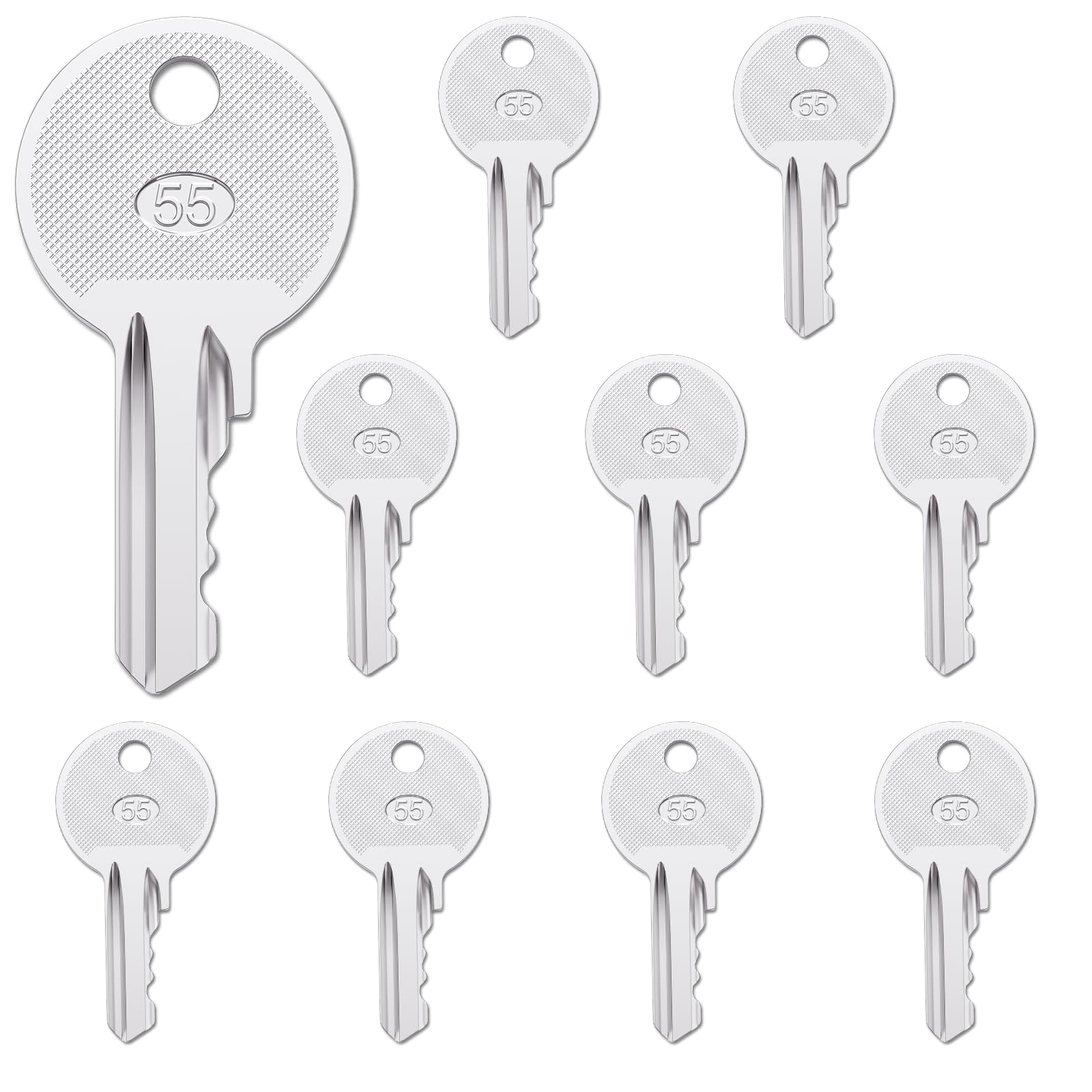 Heavy Equipment Keys, 10 Pack 455 Scissor Lift Keys fit Skyjack Lifts, New Genie Lifts, Boom Lifts Scissor