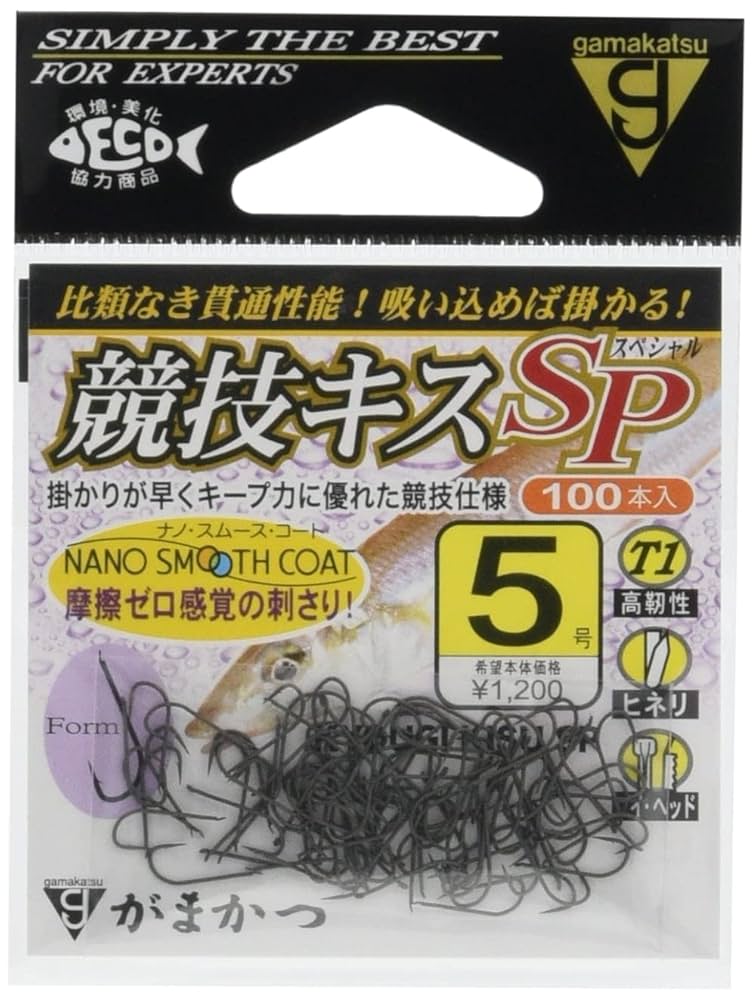 Amazon | がまかつ(Gamakatsu) シングルフック T1 競技キス