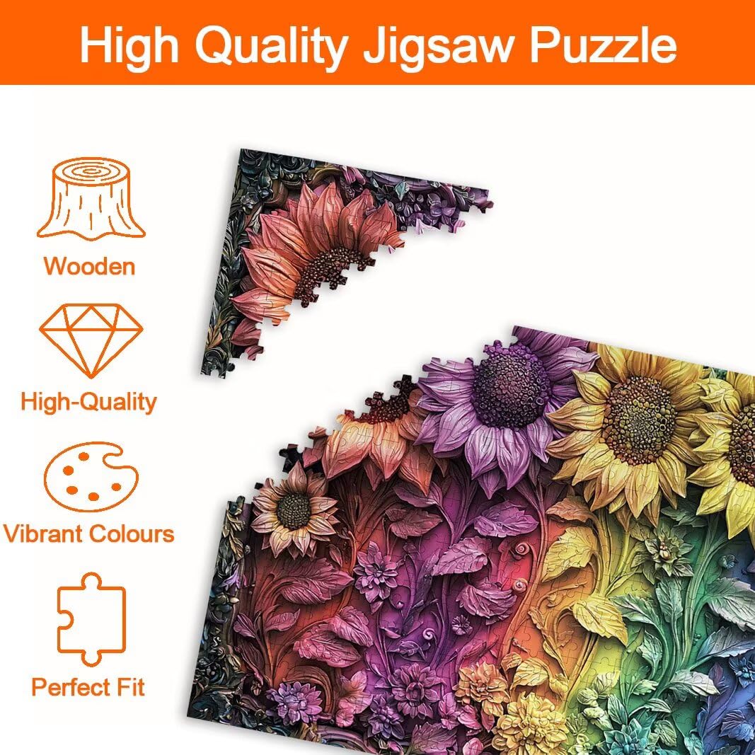 Puzzle dla dorosłych 2000, puzzle słonecznika dla dorosłych -8885