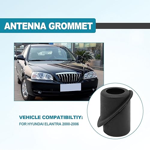 Miniatura 6 de Base de adaptador de goma para antena - Base de mástil de antena de radio - Compatible con Hyundai Elantra 2000-2006 - 96216-2D000