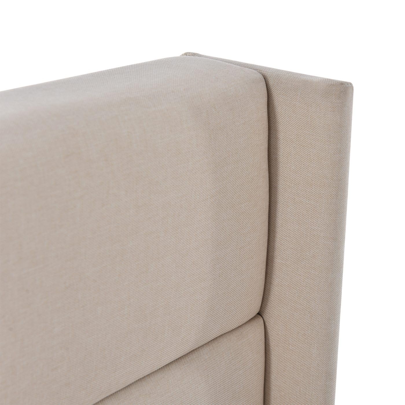 Sweiko Lit Hydraulique 160 x 200 cm avec Sommier à Lattes et Espace de Rangement, Structure Fonctionnelle avec Cadre en Métal, Beige (Sans Matelas)