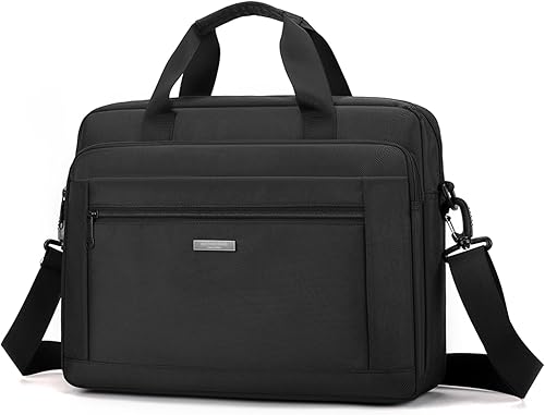 zhongningyifeng Bolsa para laptop de 15.6 pulgadas para hombres y mujeres, impermeable, bolso de hombro para computadora, para negocios, oficina,
