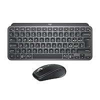 Logitech MX Keys Mini + MX Anywhere 3S, Tastiera e mouse wireless digitazione fluida