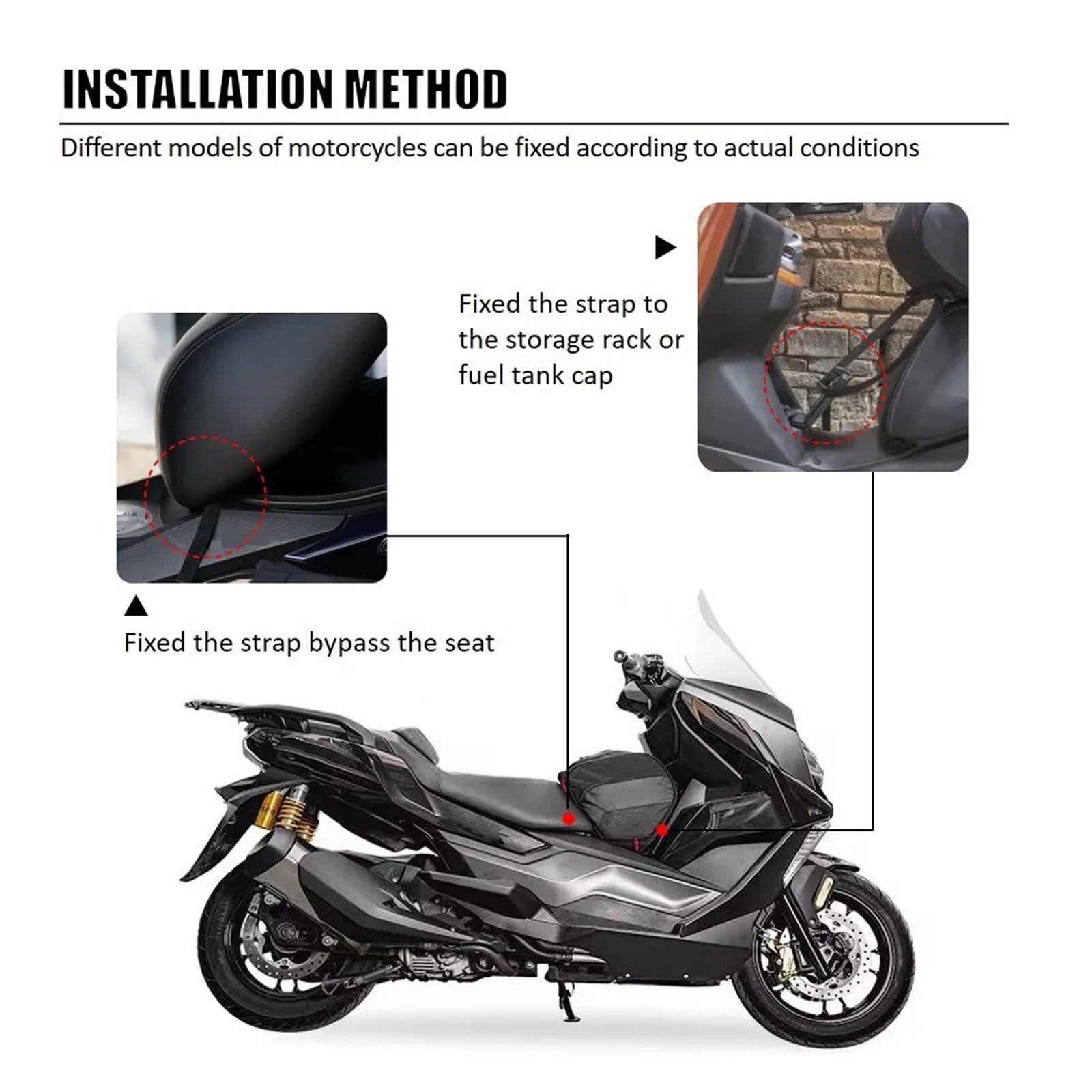 Motociclo Borse Serbatoio Per For ADV 150 160 350 Per PCX 125 150 160 Per X-ADV Per Forza 300 350 750 Borsa Da Serbatoio Per Scooter Tunnel Borsa Da Viaggio Per Attrezzi Moto Selle Bagagli