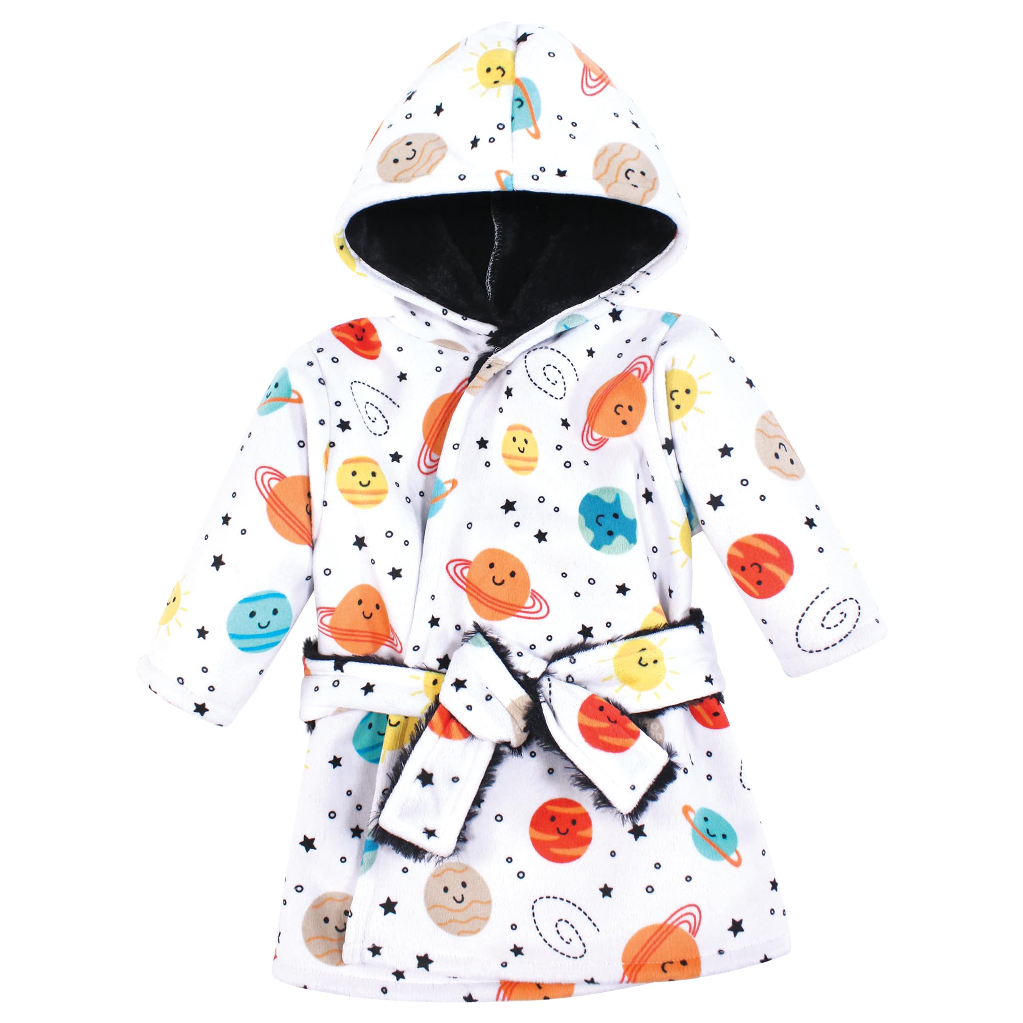 Hudson Baby Unisex BabyMink with Faux Fur Lining Pool and Beach Robe Cover-ups
