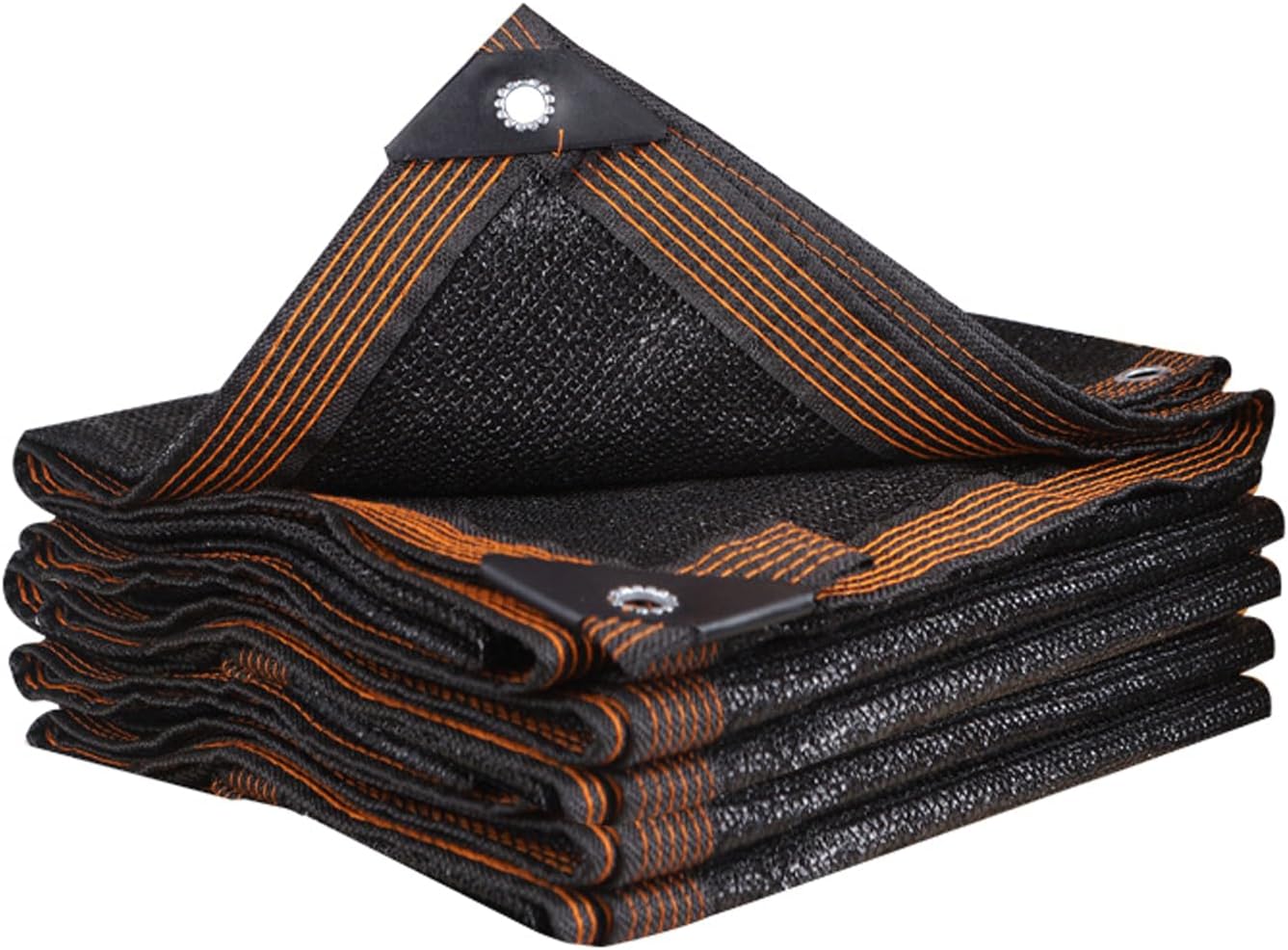 Black Shade Cloth, Mesh Tarp with Grommets, Garden Sunblock Shade Cloth Shading Antifreezing Garden Shade Mesh for Plants Cover, Greenhouse, Barns Kennel, Patio, Tomatoes (8x10m)