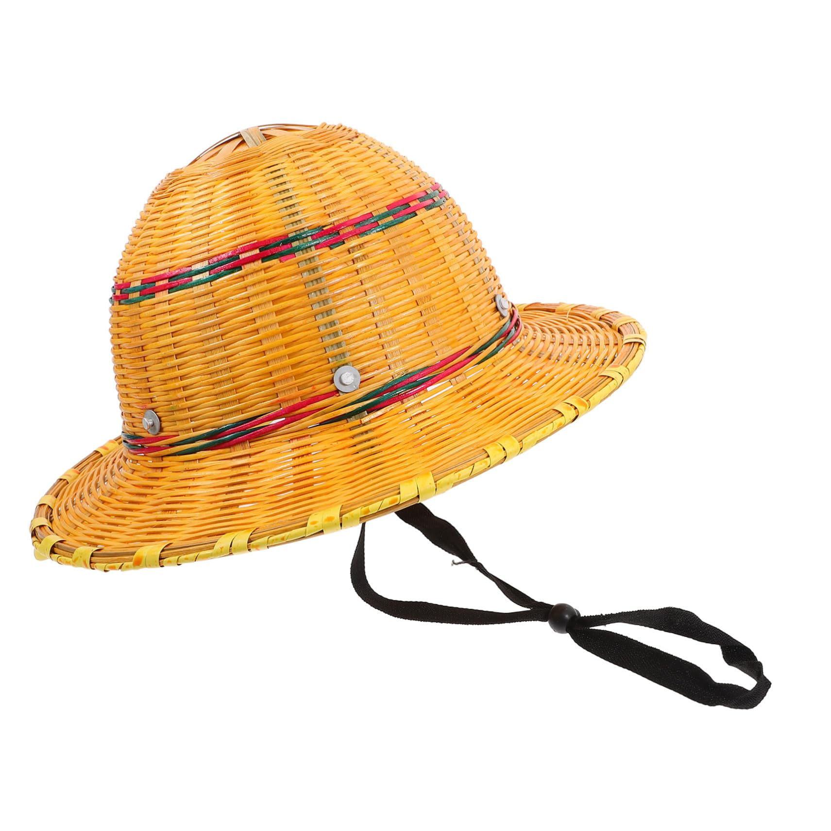 Chapeau de paille de construction en bambou style classique de qualité - 8
