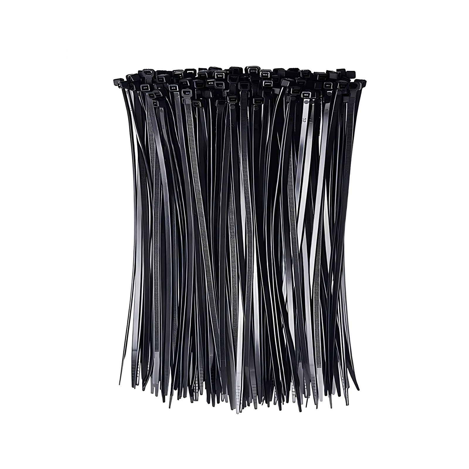 3.9 inch Black Zip Ties Heavy Duty 100 Pack, UV Resistant，Durable Nylon Zipper Cable tie, self-Locking tie Bag, Perfect Choice for Home Gardens, Offices, and workshops
