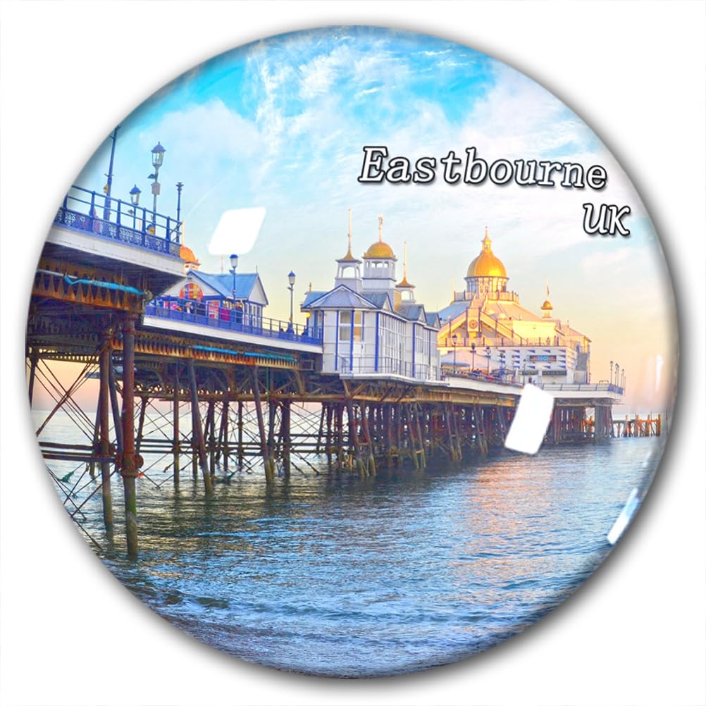 Afghanistan-0001 Uk Eastbourne Fridge Magnet Refrigerator Stickers Decorative Magnet Travel Souvenir Glass