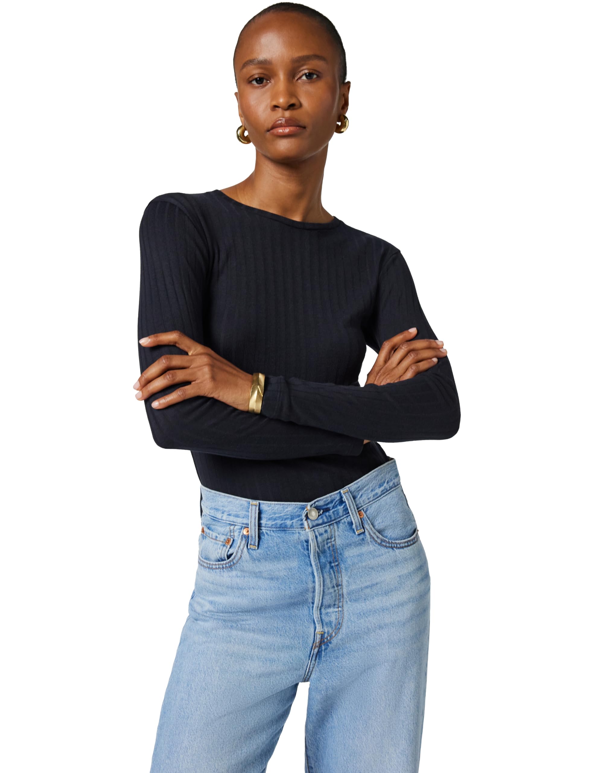 Marc O'Polo Damen 600207852063 T-Shirt (1er Pack)