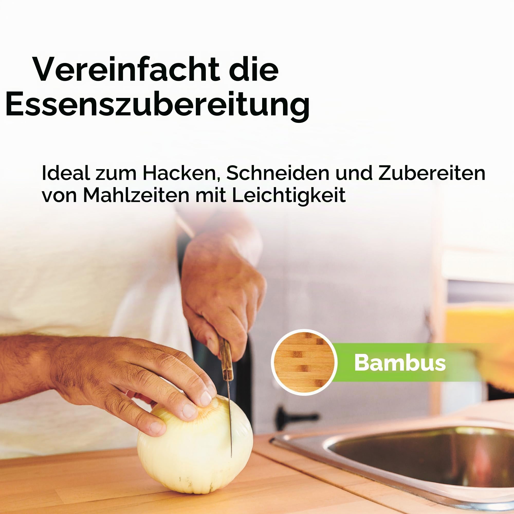 Camco 30,5 x 34,9 x 1,9 cm Bambus-Akzente, Wohnmobil, praktisch und langlebig, zusammenklappbare Holz-Arbeitsplattenverlängerung, geeignet für Lebensmittelkontakt, Braun