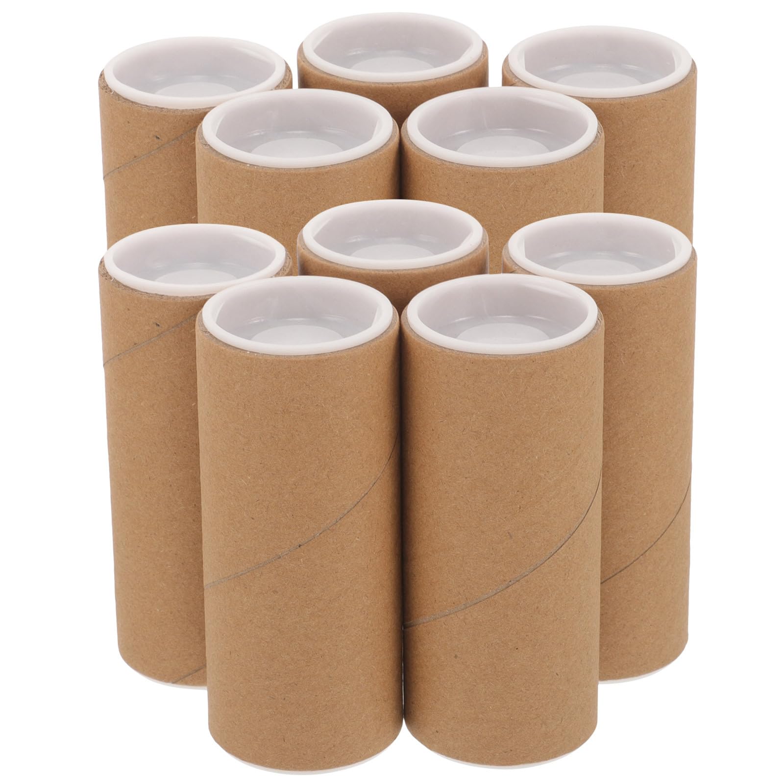 NUOBESTY Lot de 10 Tubes à Pièces en Papier Diamètre Intérieur 40 MM Épaisseur 3 MM Longueur 20 CM Tubes de Rangement Réutilisables pour Pièces de Monnaie et Dessins et Protéger Papiers et