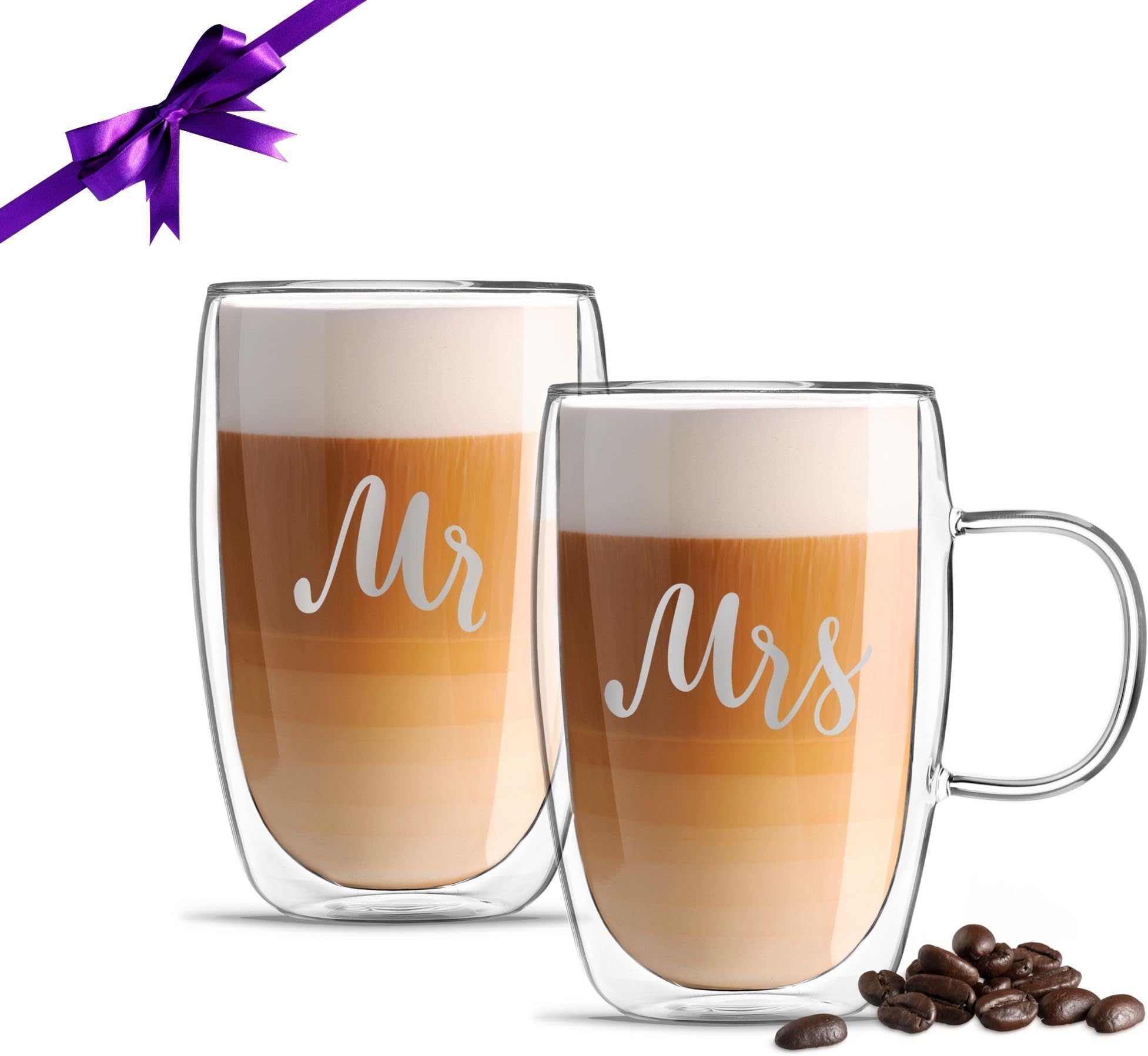 Mr and Mrs Mugs for Wedding or Anniversary