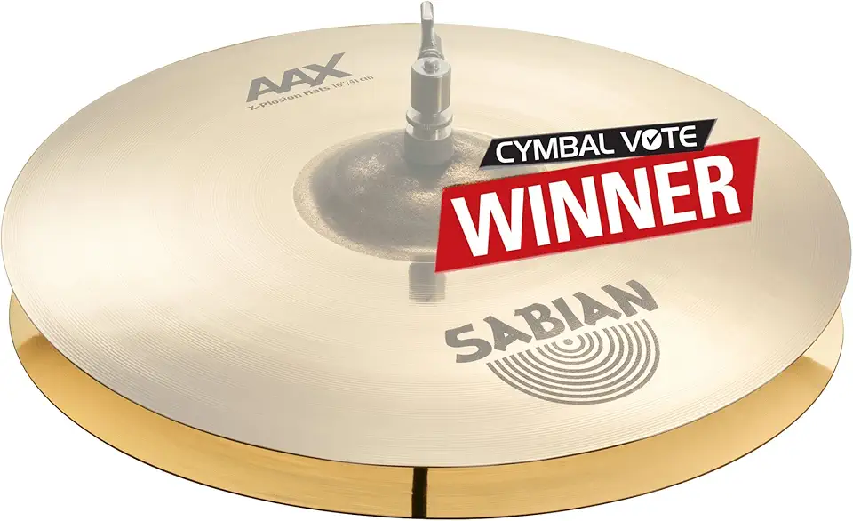 Sabian Pratos de impacto, equipamento musical, acessórios de bateria e percussão, polegadas (2140287X/2B)