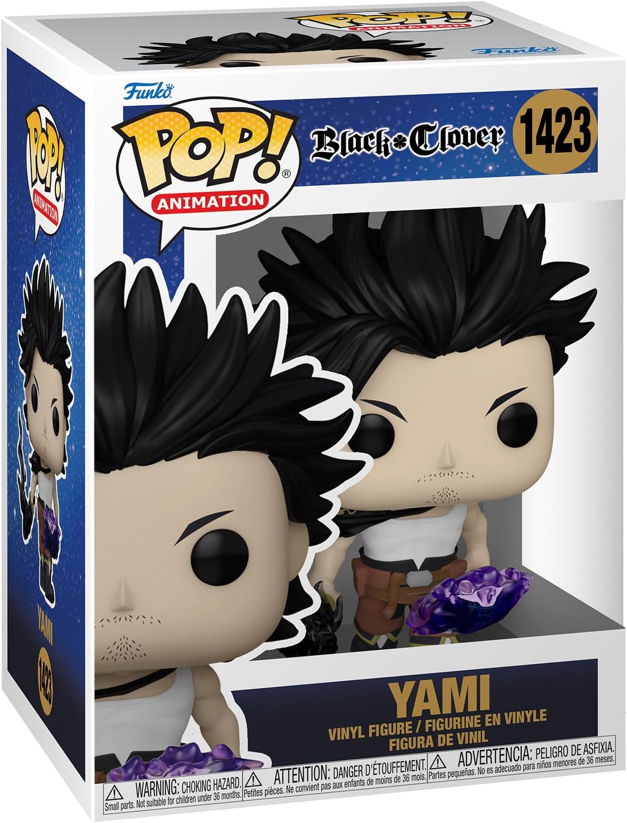 Funko Pop! Animation: Black Clover - Yami - Collectable Vinyl Figure - Gift Idea - Official Merchandise - Toys for Kids & Adults - Anime Fans - Model Figure for Collectors and Display