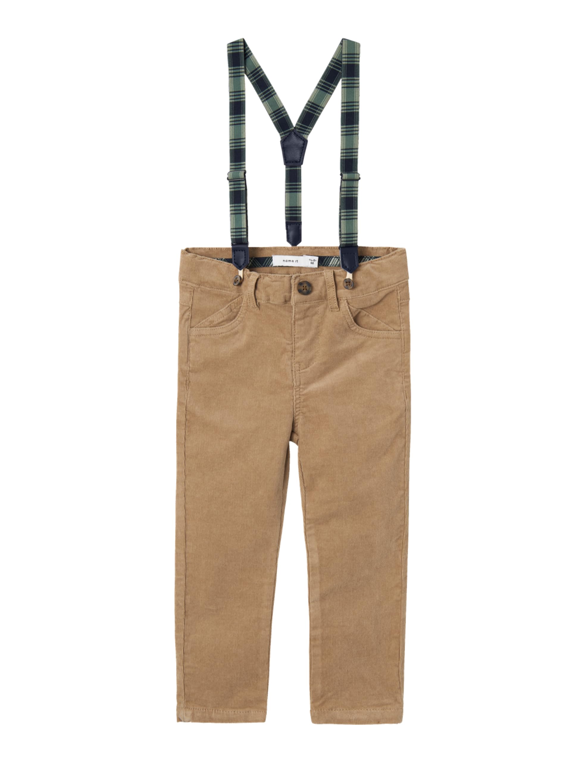 NAME IT Nmmryan Slim Cord Pant W Bra 9666-yy R - spodnie materiałowe Chłopcy