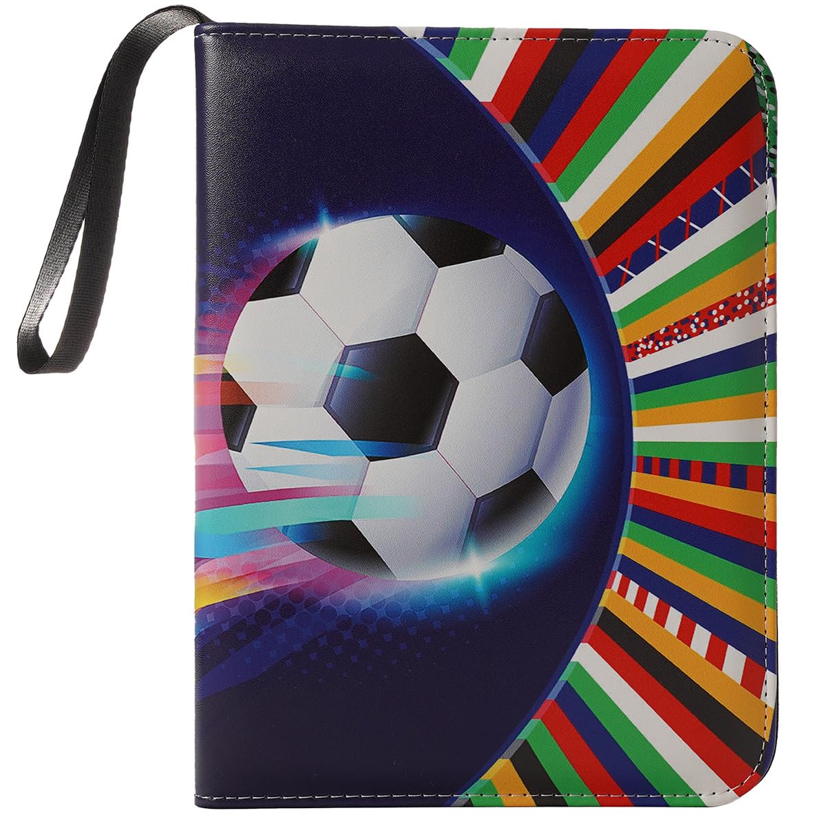 Fußball Sammelkarten Alben Kartenhalter Fussball Karten Sammelalbum Hüllen Sammelalben 4-taschen Football Sammelkarten Tauschkarten 50 Seiten 400 Karten Album Fußball-2024