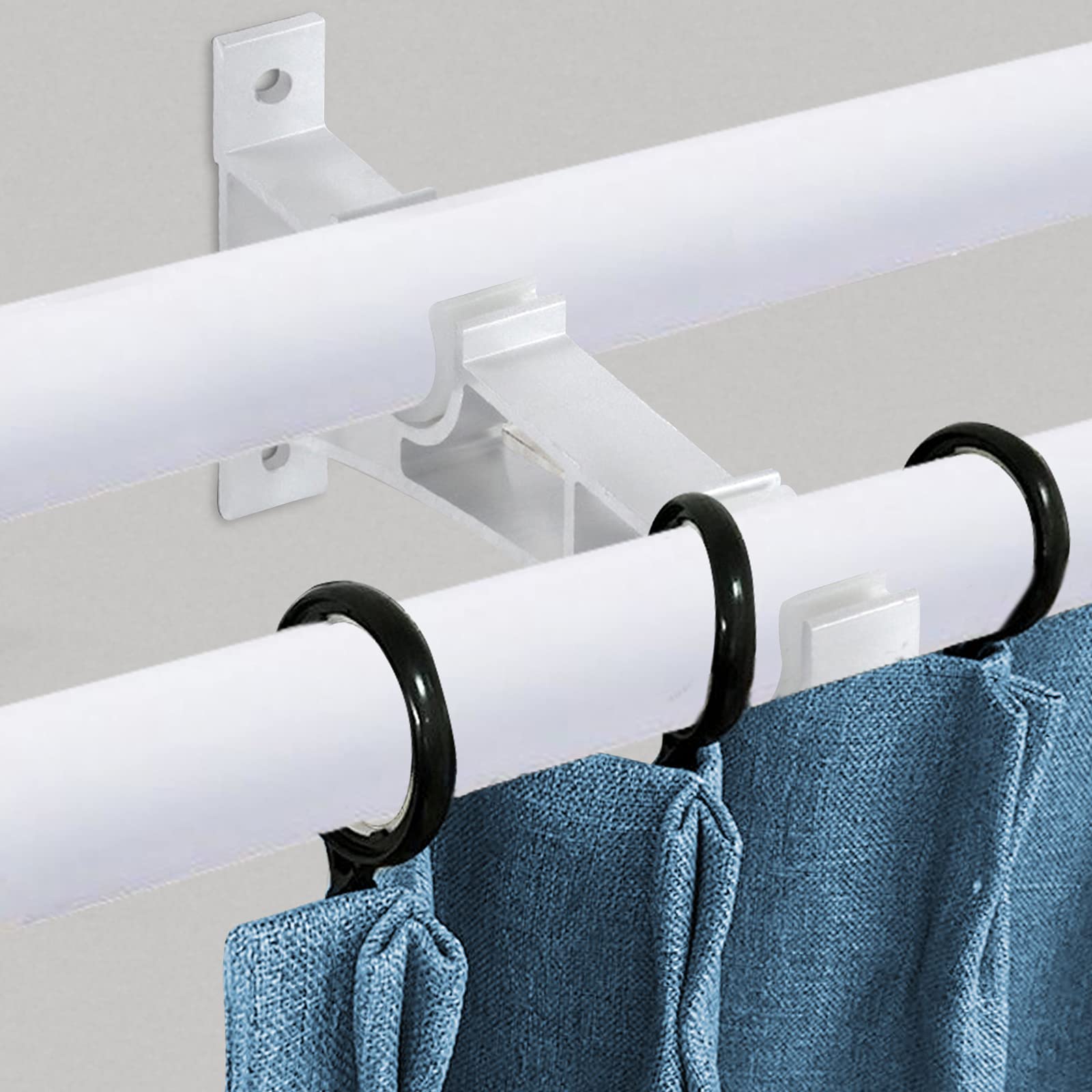 dekondo - 4 ganci per finestra, adatti per decorazioni, colore