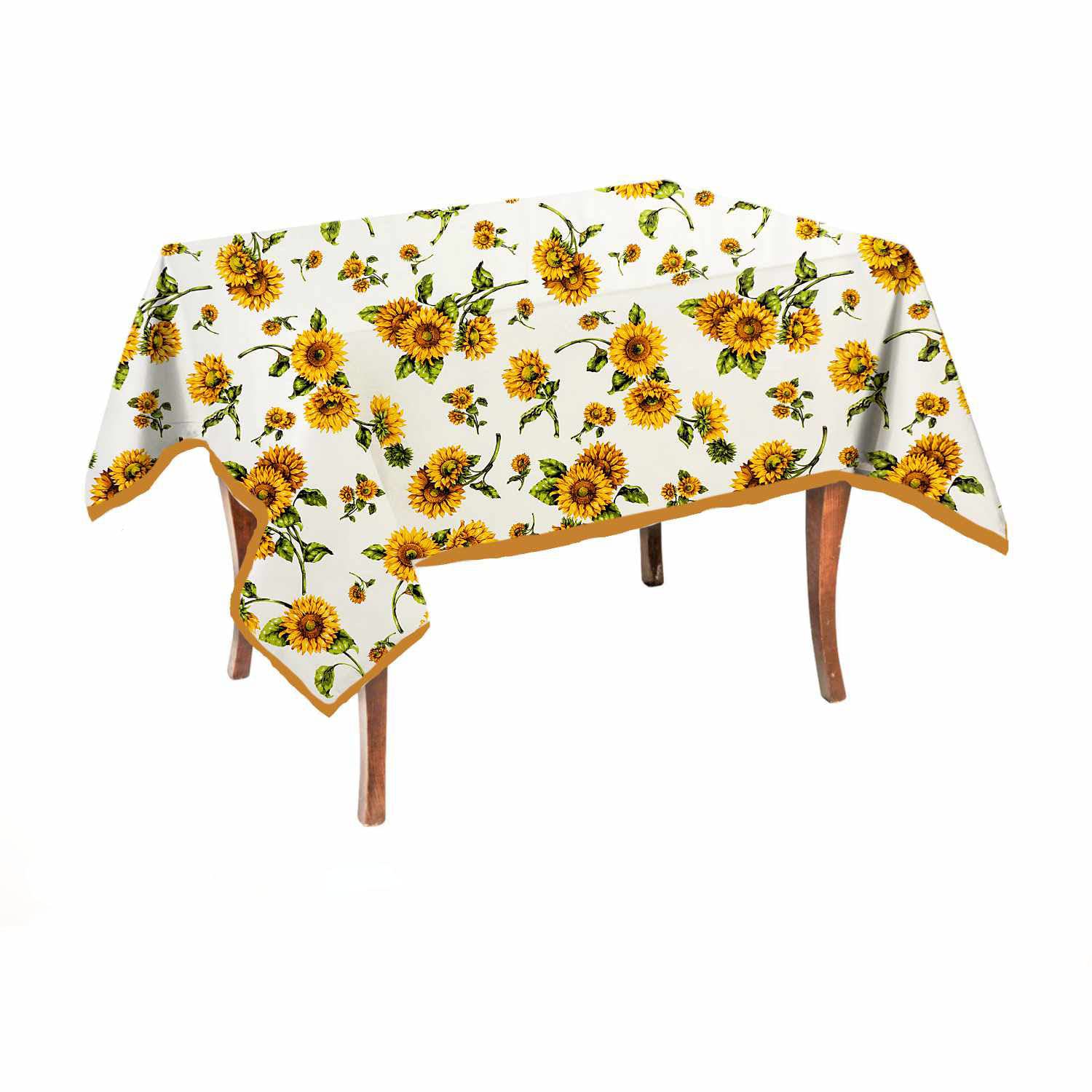 Tovaglia Fantasia Girasole Rettangolare 100% cotone cm180x270