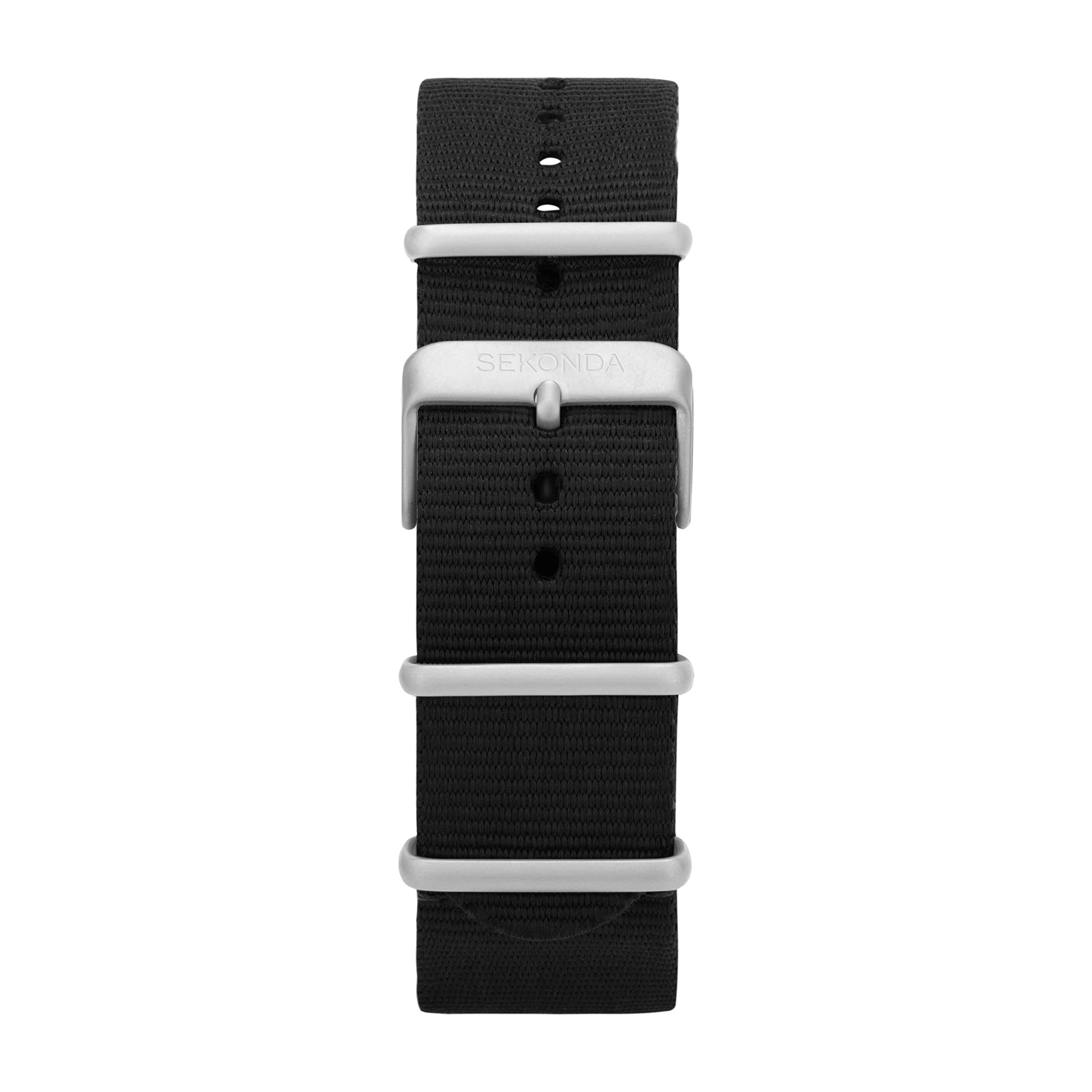 Sekonda Reloj cronógrafo de estilo militar para hombre (negro) 30064