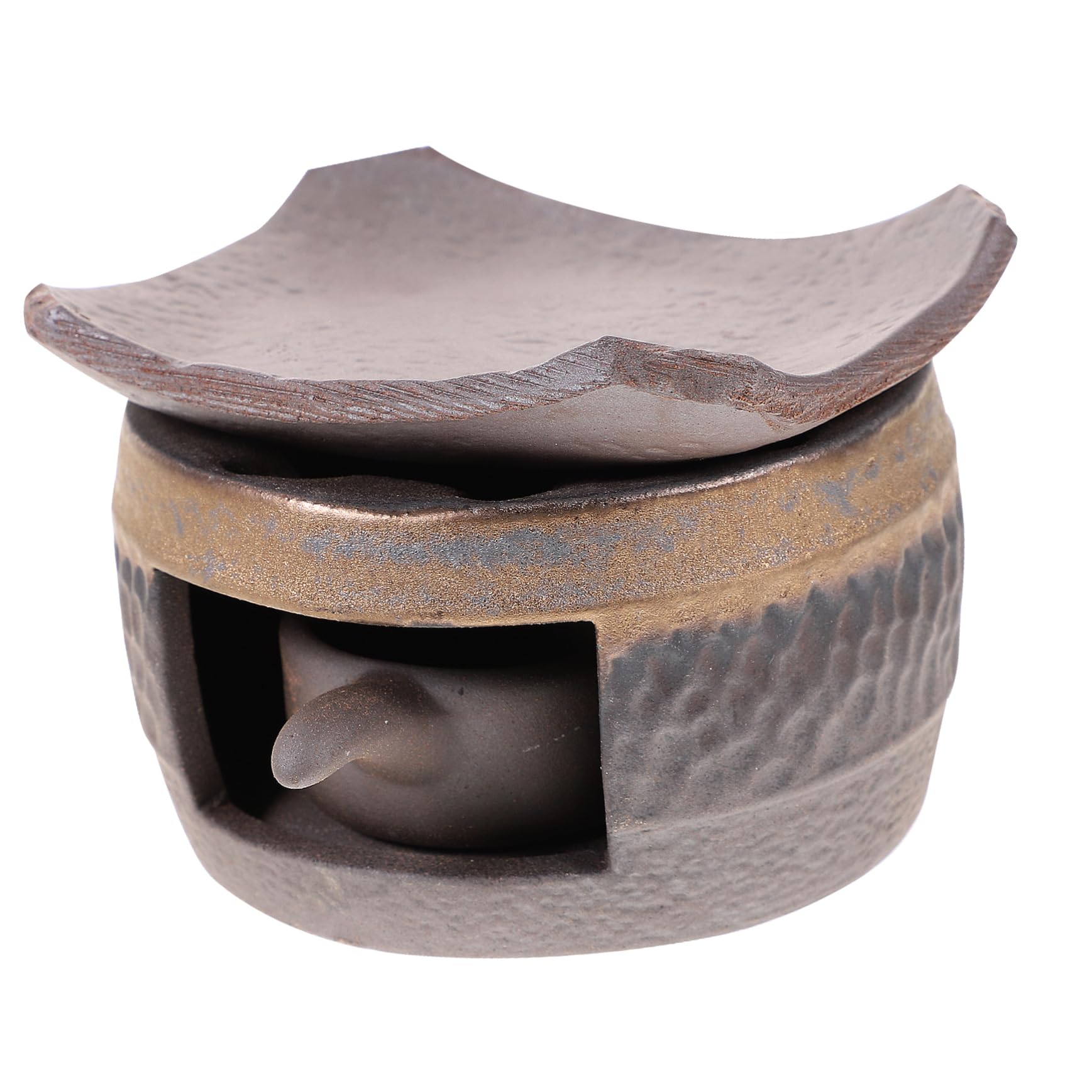 Unomor Teapot Heater Warmer Ceramic Tea Light Candle Holder for Home Office Tea House