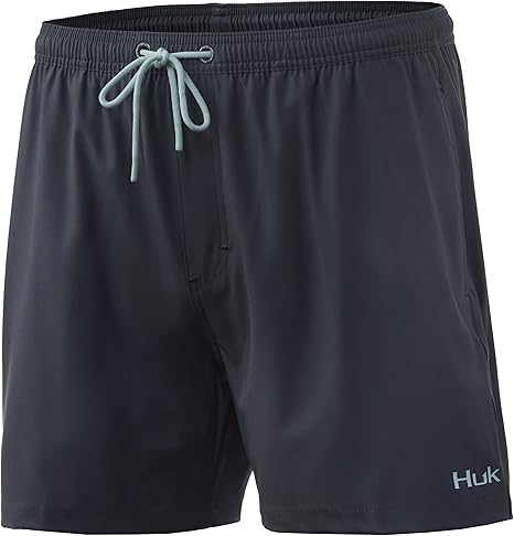 HUK Men's Volley 5.5" Elastic Waist Quick-Dry Swim Shorts