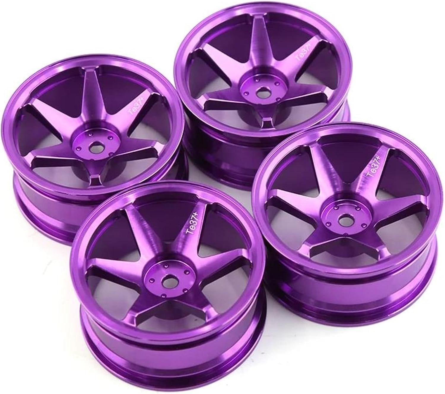 RCタイヤ For HSP For Tamiya For HPI 4 個 1/10 オンロードドリフトカー 52 ミリメートルアルミ タミヤ ドリフト  タイヤ 4PCS 52mmアルミニウム合金RCホイールリム、摩耗アップグレード部品、ロードレーシングカーの1/10ドリフトのパフォーマンスを RCタイヤ For HSP For Tamiya For HPI 4 個 1/10 オンロードドリフトカー 52 ミリメートルアルミ