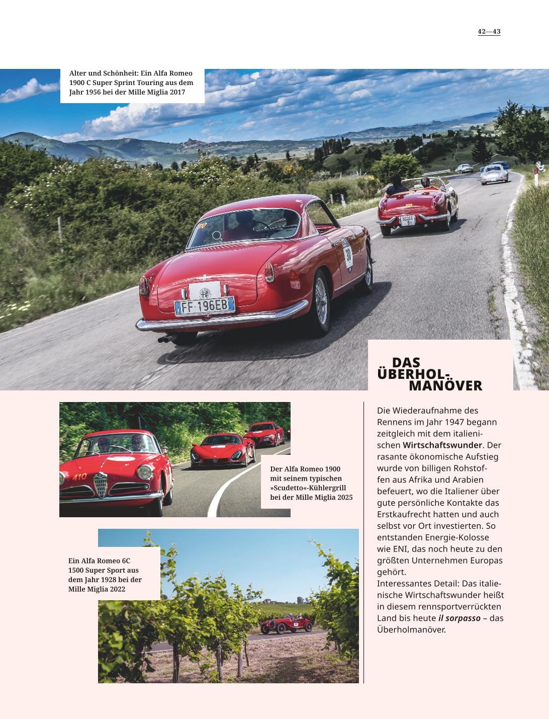 Amore & Motore: Auf den Spuren der legendären Mille Miglia. Ein Roadtrip durch Italien.