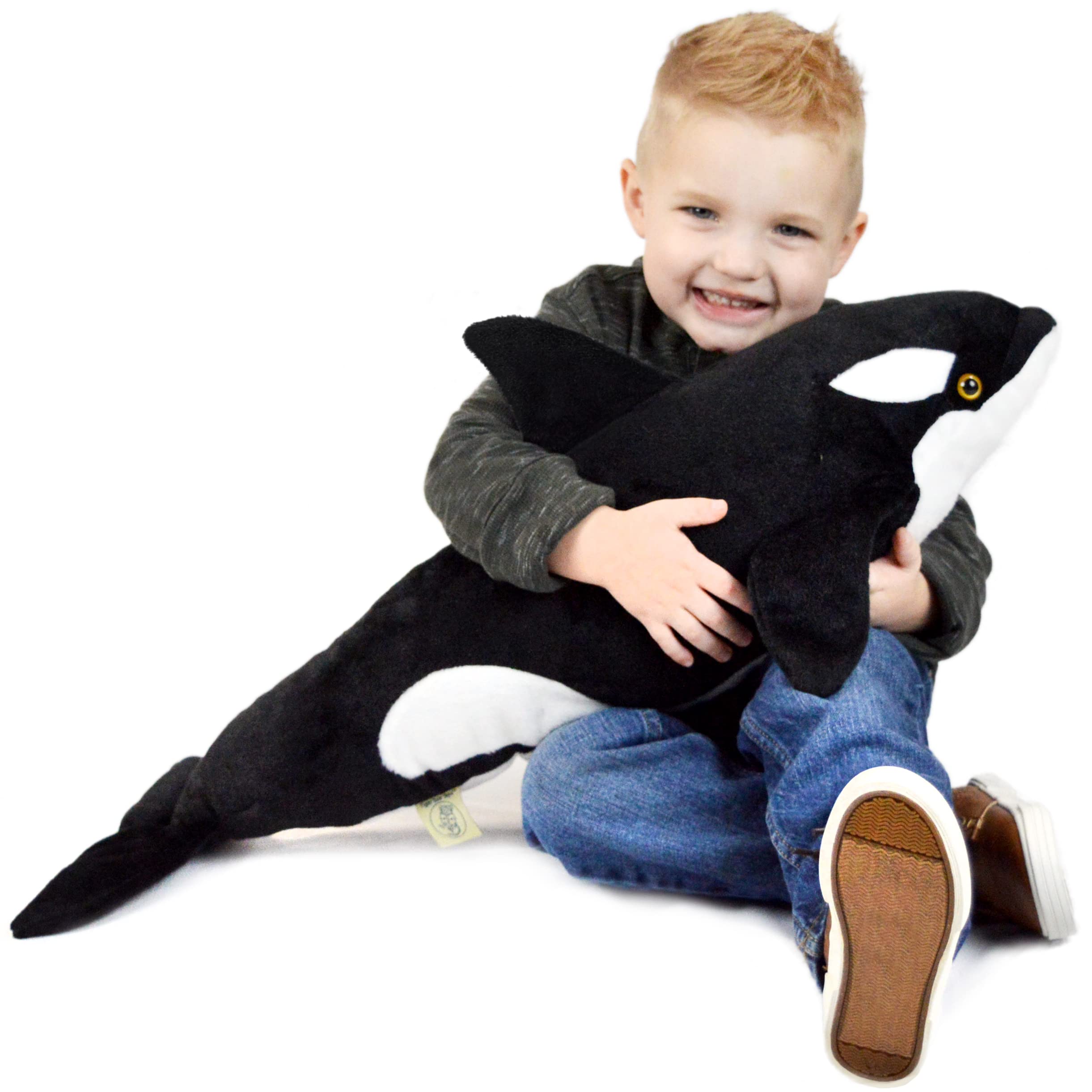 VIAHART Octavius The Orca Blackfish - 31 Inch Stuffed Animal Plush - by Tiger Tale Toys