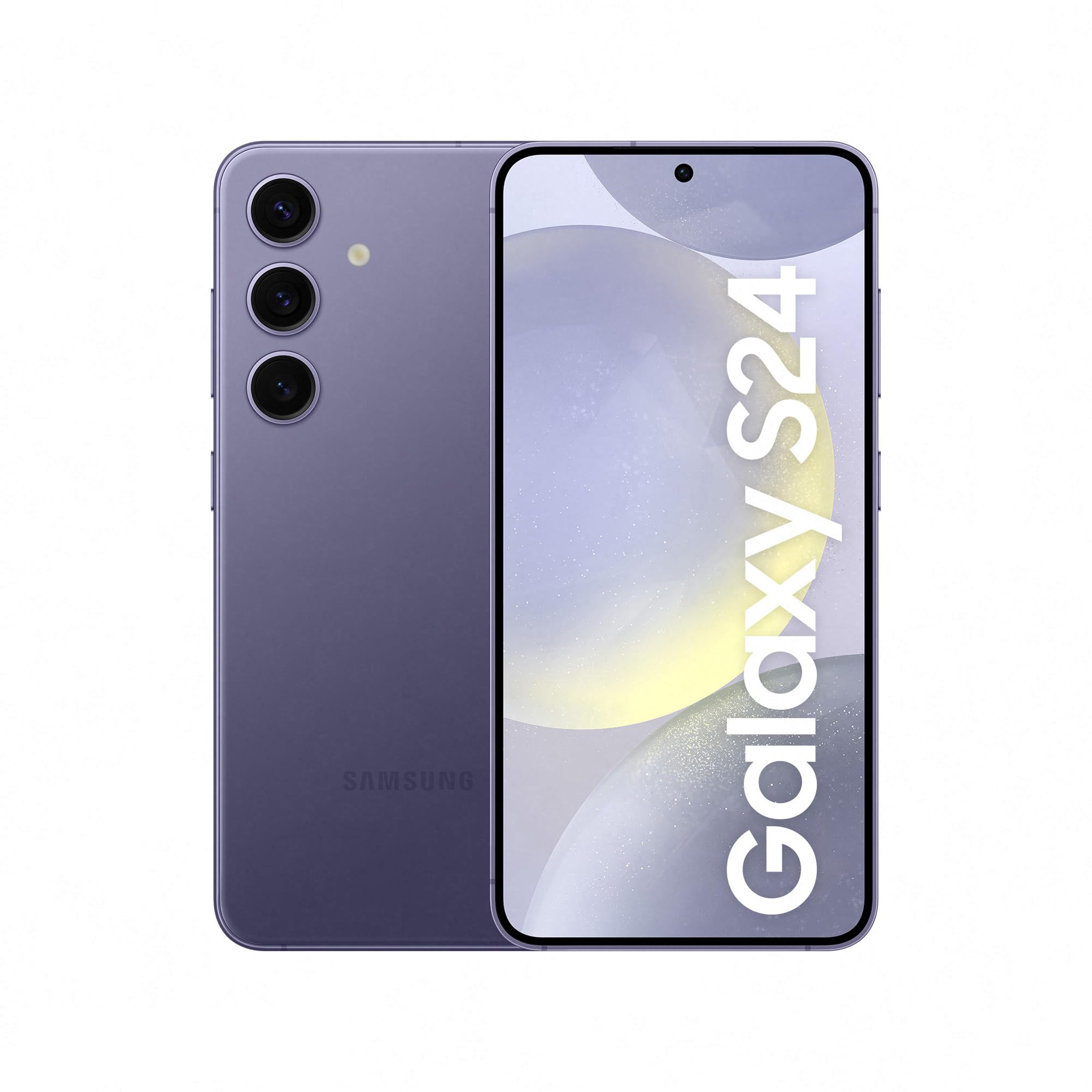 Samsung Samsung Galaxy S24, AI Android Smartphone, 8GB RAM, 128GB Storage, 50MP Camera, Long Battery Life, Cobalt Violet, 3 Year Manufac