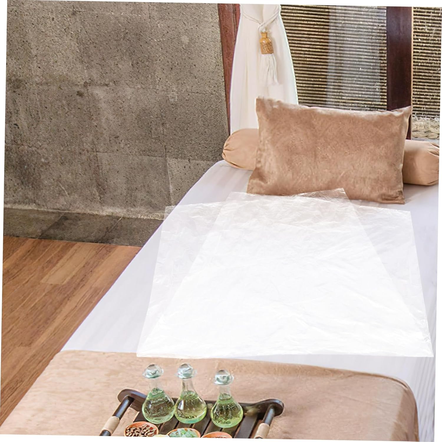 50pcs Disposable Sauna Blanket Liners Thick Sauna Insert Bags for Home and Salon Use Inner Film for Infrared Sessions