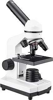 BARSKA Student Monocular Compound 40x-640x Microscope (Pack of 14), White, One Size, AY13286