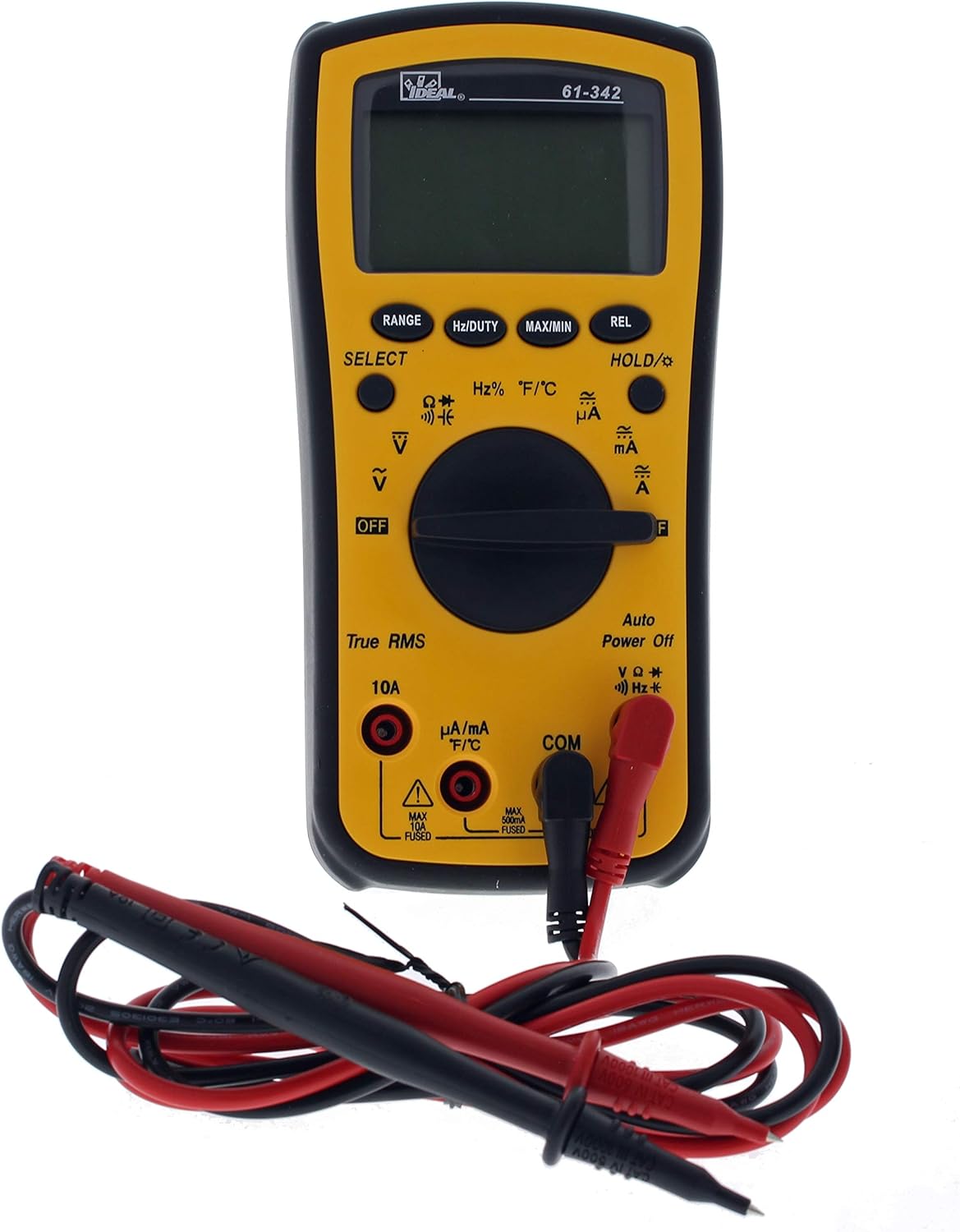 Bеѕt Prоmо IDEAL INDUSTRIES INC. 61-342 Test-Pro Digital Multi-Meter with TRMS, Temp, Cap, Hz, Backlight, CATIII for 600v Blасk Frіdау - 80% оƒƒ IDEAL INDUSTRIES INC. 61-342 Test-Pro Digital Multi-Meter with TRMS, Temp, Cap, Hz, Backlight, CATIII for 600v