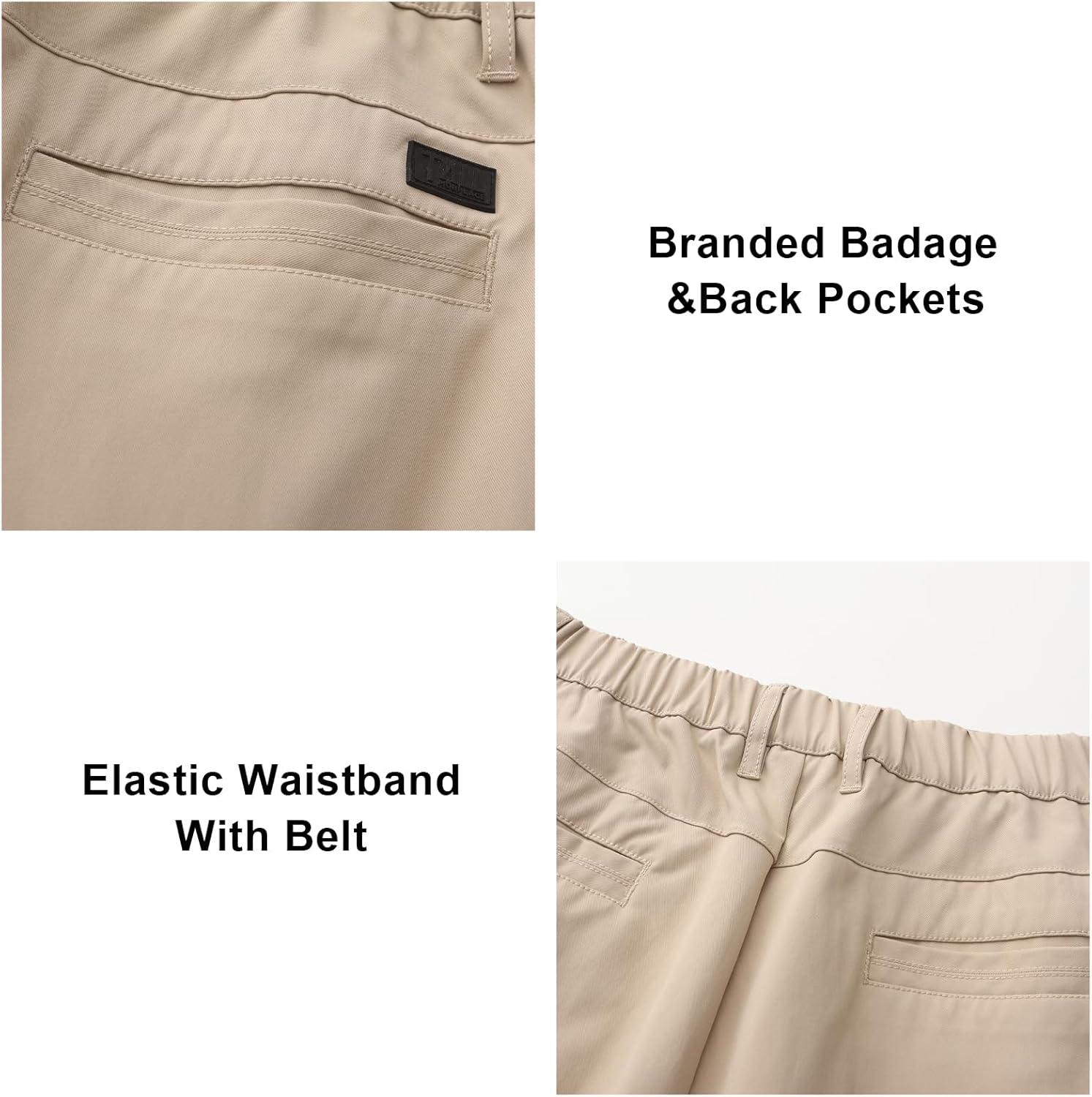 Men's 34"/36" Inseam Classic-Fit Casual Chino Pants - Image 5