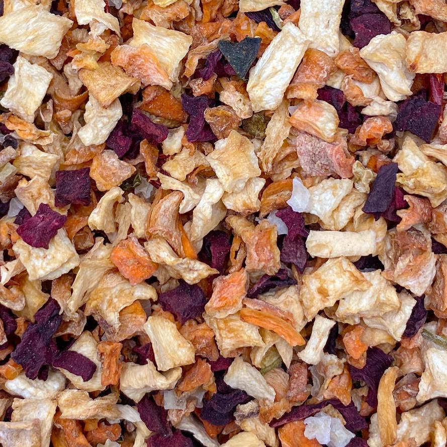 Mixerama Gemüsebuffet - artgerechtes getreidefreies Futter für Ratten, Mäuse, Kaninchen, Meerschweinchen, Sittiche und Papageien