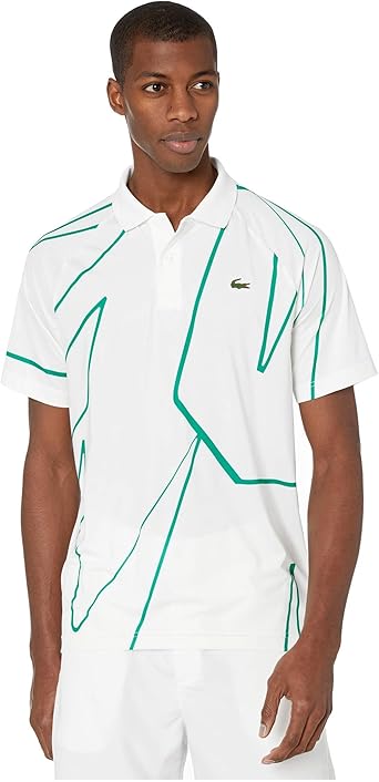 Amazon | Lacoste メンズ スポーツ Novak Djokovic 全面プリント