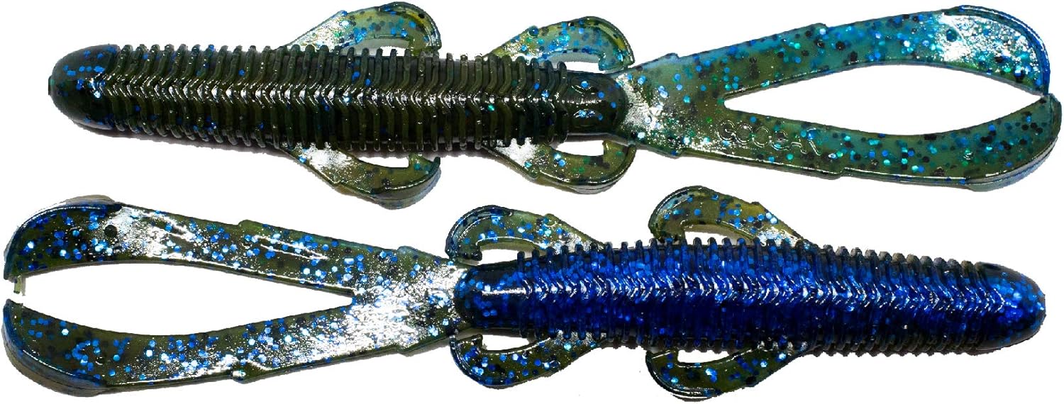 Googan Baits Trench Hawg Okeechobee Craw (Blue & Green)
