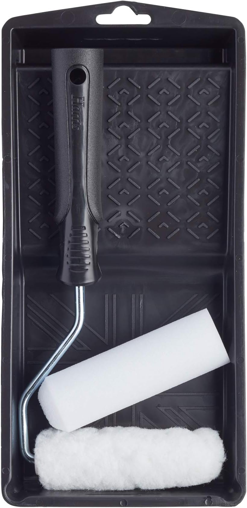 Harris 101092201 Walls & Ceilings Essentials 4" Mini Set, Tray, Frame, Gloss, 1 x 4 Emulsion Roller Sleeve