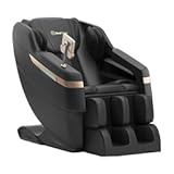 Real Relax 2025 Full Body Massage Chair&comma; Zero Gravity Shiatsu Massage Chair Recliner&comma; Waist and Calf Heating&comma; Foot Massage&comma; Bluetooth&comma; Large Control Screen &lpar;Black and Gold&rpar;